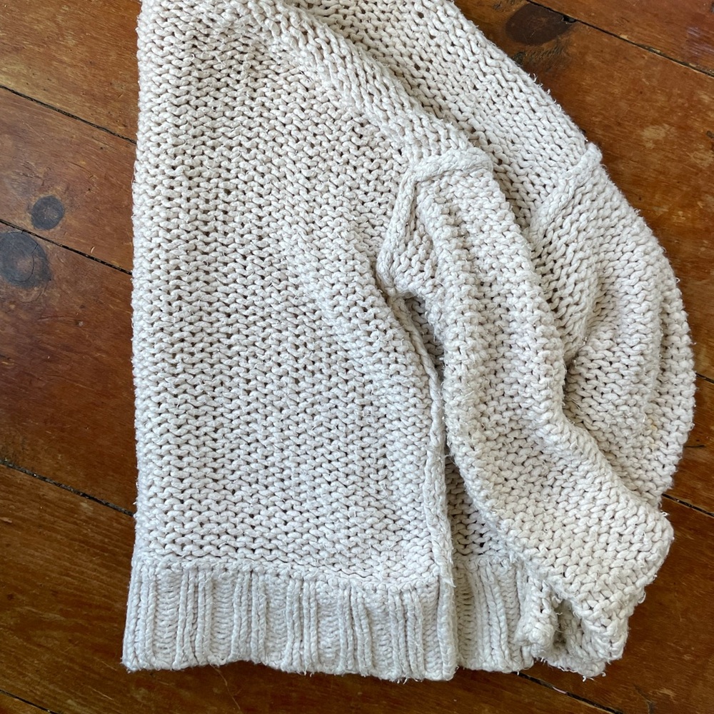 Free People Wool Sweater —cream